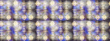 Düz yatıyordu. Kış konsepti Nötr, gri ve mor renkte kar tanelerinden oluşan kış deseni. Raster illüstrasyonu.