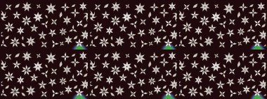 Küçük çiçekte güzel bir desen. Küçük renkli çiçekler. Motley illüstrasyonu. Robot resim. Moda baskıları için zarif bir şablon. Çiçekli yaz çiçekleri.