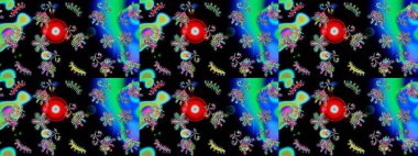 Kar tanesi rengarenk desen. Raster illüstrasyonu. Kar taneleri deseni. Soyut kar taneleri arkaplanda izole edilmiş düz dizayn. Raster kar taneleri arkaplanı.