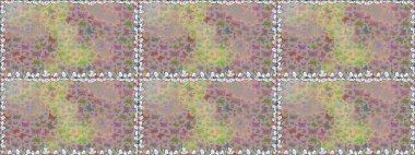 Klasik tarzda hem de. Raster illüstrasyonu. Elin kusursuz deseni suluboya desenli siluet kelebekleri. Tarafsız, gri ve bej renklerde gösterim.