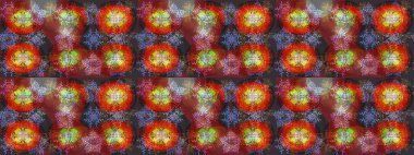 Kar Tanesi Simgesi. Raster illüstrasyonu. Kar taneleri kahverengi, kırmızı ve gri renklerde izole edilmiş. Raster illüstrasyonu.