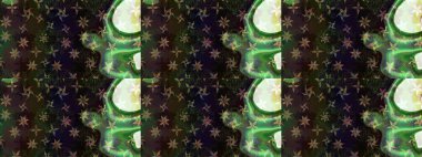 Raster illüstrasyonu. Gri renklerde. Gri renkli gri papatya deseni.