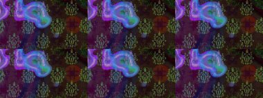 Kahverengi yapraklı yabani çiçekler. Raster illüstrasyonu. Eskiz arkaplan modeli. Suluboya, elle çizilmiş.