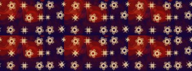 Küçük renkli çiçekler. Kahverengi çiçekli bahar çiçekleri. Küçük çiçekte güzel bir desen. Moda baskıları için zarif bir şablon. Motley illüstrasyonu.