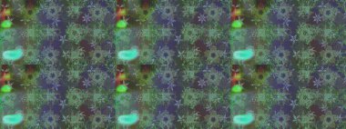 Yeşil renkli çiçekler. Renkli Bahar temalı eskiz kalıbı. Çiçekli çiçek deseni, suluboya. Düz Çiçek Elementleri Tasarım Raster illüstrasyonu.