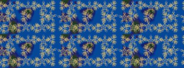 Raster deseni. Çiçekli çiçek deseni, suluboya. Süslü kumaş deseni.