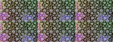 Raster illüstrasyonu. Renkli Bahar Teması eskiz kalıbı. Düz Çiçek Elementleri Tasarımı. Kahverengi renkte zarif çiçekler ve suluboya..