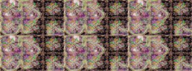 Raster illüstrasyonu. Tropik, dikişsiz çiçek deseni. Tarafsız ve gri renkte çiçekler.