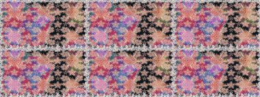 Tarafsız ve gri renklerde çiçeklerle kusursuz çiçek deseni. Suluboya tarzında tarafsız ve gri renkte çiçekler.