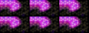 Basit bir kar tanesi. Siyahlar, menekşeler ve mor renkler üzerine resim. Soyut duvar kâğıdı, ambalaj dekorasyonu. Kışın sembolü, mutlu noeller, mutlu yeni yıl kutlaması Raster illüstrasyonu..