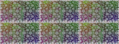 Raster illüstrasyonunda kusursuz çiçek deseni. Güzel kumaş deseni. Raster illüstrasyonu. Gri renklerde.