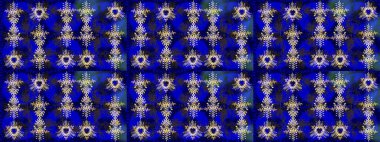 Renkli elementlerle Raster ilginç desen