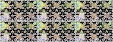 Siyah ve nötr renklerde çiçekler. Çiçeksiz desenli arka plan. Tişört baskısı için çiçek boyama rasteriName.