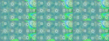 Renkli elementlerle Raster ilginç desen