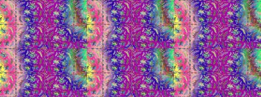 Bahar çiçekleriyle güzel bir çiçek deseni çizmişsin. Raster illüstrasyonu. Güzel kumaş deseni.