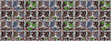 Çizgisiz desen. Şirin çiçekler. Raster Moda kumaş deseni.