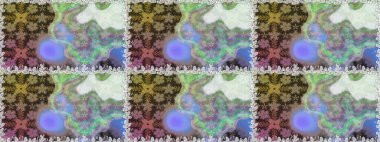 Tarafsız ve gri renklerde çiçekler. Çiçek deseni. Tarafsız ve gri renklerde çiçeksiz. Şatafatlı bahar bahçesi dokusu. Raster illüstrasyonu.