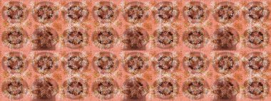 Kar taneleri tasarımı. Son moda kar taneleri ve elementler onun kartlarını gösteriyor. Retro tarzı, kış elementleri. Modern soyut tasarım posteri, kapak, kahverengi, nötr ve pembe renkli kart tasarımı.