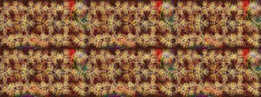 Renkli elementlerle Raster ilginç desen