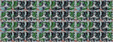 Parlak unsurları. Sorunsuz çiçek deseni kaydırma kağıt, davet, el ilanı, afiş veya Web sitesi Web sitesi arka plan duvar kağıdı için kullanılabilir. Elle çizilmiş Raster illüstrasyon.