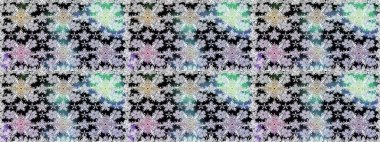 Tarafsız renklerde. Raster illüstrasyonunda kusursuz çiçek deseni. Güzel kumaş deseni. Raster illüstrasyonu.