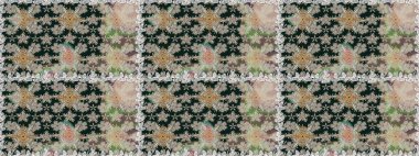 Raster illüstrasyonu. Kusursuz desen. Organik motif arka planı. Ultraviyole kumaş deseni.