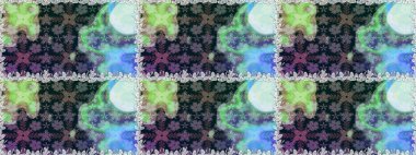 Parlak renkli çiçeklerle ve mavi ve nötr renklerde yapraklarla şaşırtıcı, pürüzsüz çiçek deseni. Halk tarzı. Modern çiçek arkaplanı. Moda baskıları için zarif bir şablon.