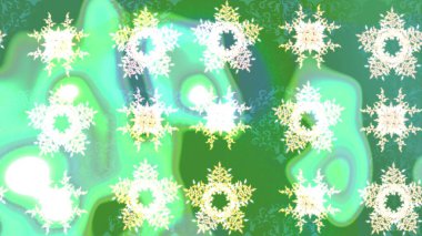 Renkli çizim kalıbı. Çiçek arkaplan. Çiçek duvar kâğıdı. Raster illüstrasyonu. Yeşil renklerde şirin tekstil.