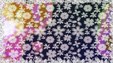 Moda baskıları için zarif bir şablon. Gri çiçekli bahar çiçekleri. Motley illüstrasyonu. Küçük çiçekte güzel bir desen. Küçük renkli çiçekler..