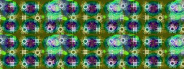 Stilize Çiçekler. Kumaş veya Duvar Kağıdı Tasarımı. Tekstil için Lacy Fashion Print. Raster illüstrasyonu. Folk Style. Mandalas 'ın dekoratif dokusu. Dantelli Kar Tanelerinin Etkisi.