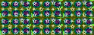 Renkli elementlerle Raster ilginç desen