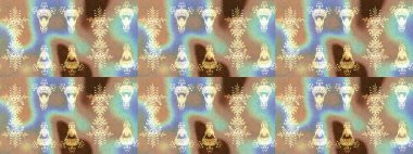 Eskiz Vintage Çiçek Deseni. Raster Kalça dokusu deseni.