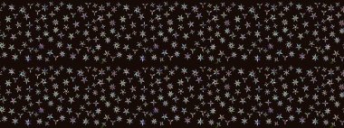 Garland of flowers. Vintage old background. Curls, shiny tracery weave. Beautiful bright rough cloth, canvas. Raster illustration. Pattern, sketch, floral border.