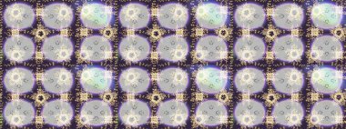 Yeni yıl dekoratif kar taneleri arka plan. Kışın kar karalamalar pul. El Noel Raster çizilen illüstrasyon.