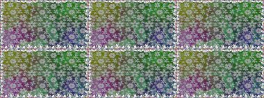 Yumuşak, bahar çiçekli arka plan. Çiçekli karalama şeklinde Raster çiçek deseni. Gri renkli çiçekler.