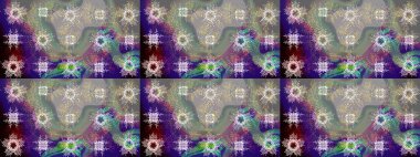 Gri, nötr ve mavi renkte kar tanelerinden oluşan kış deseni. Kış konsepti Düz yatıyordu. Raster illüstrasyonu.