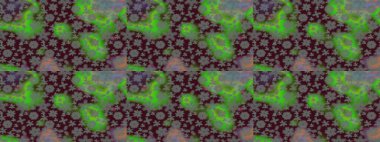 Raster illüstrasyonu. Renkli arka planda izole tatlı kar taneleri. Soyut mandala ya da tuhaf kar tanesi çizgisi sanat tasarımı.