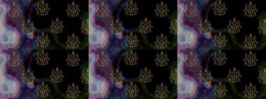 Suluboya çizim kalıbı. Çiçek izi. Suluboya tarzında siyah renkte çiçekler.