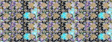 Kusursuz altın desenli bukleler. Parlak dantel, stilize çiçekler, şal desenli. Hassas altın deseni açın. Doğu tarzı arabesk. Tarafsız renklerde, altın elementlerle kusursuz desen. Raster..