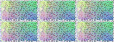 Moda Kumaşı Tasarımı. Kelebeklerle parlak, pürüzsüz bir desen. Mavi renkli resim. Raster illüstrasyonu.