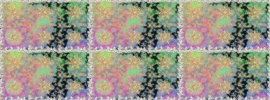 Tarafsız renklerde altın element. Damask arkaplanı. Altın çiçekli, pürüzsüz desen. Barok tarzında altın çiçekli süs..