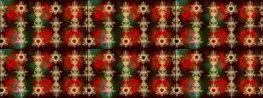 Yılbaşı kış tasarımı için renkli kar taneleri. Elle çizilmiş kartanesi karalaması. Raster illüstrasyonu.