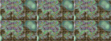 Kahverengi renkte sevimli çiçekler. Moda baskısı, albüm, ambalaj kağıdı ve duvar kağıdı için zarif dekoratif süslemeler. Küçük çiçekli basit, dikişsiz desen. Raster illüstrasyonu.