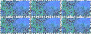 El çizimi kelebekli moda raster yaz deseni. Kusursuz desen. Kağıt, kumaş, ambalaj kağıdı ve duvar kâğıdı tasarımı için hoş bir arkaplan. Raster illüstrasyonu.