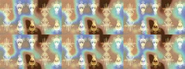 Eskiz Vintage Çiçek Deseni. Raster Kalça dokusu deseni.