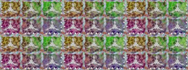 Düz Çiçek Elementleri Tasarım Raster illüstrasyonu. Tarafsız renklerde çiçekler. Renkli Bahar Temalı, pürüzsüz bir arka plan. Çiçekli, suluboya desenli kusursuz çiçek deseni.