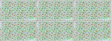 Renkli kelebeklerin kusursuz arka planı. Raster illüstrasyonu. Kumaş, kağıt, ambalaj kâğıdı ve duvar kağıdı tasarımı için güzel bir arkaplan..