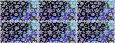 Küçük çiçekteki sevimli çiçek deseni. Modaya uygun kumaş deseni. Raster illüstrasyonu. Kusursuz Tony kumaş deseni.