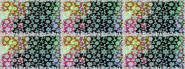 Kusursuz çiçek deseni duvar kâğıdı olarak kullanılabilir. Tarafsız renklerde çiçekler. Raster illüstrasyonu.