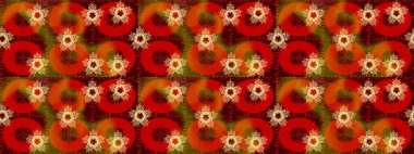 Raster deseni. Botanik kusursuz desen. Organik elementler. Suluboya etkisi.